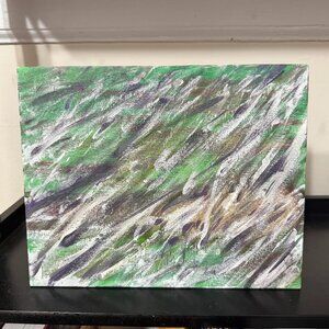 Original Abstract Acrylic Painting- Fantasy Collection- 10" x 8"